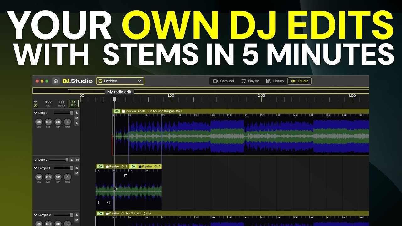 Quick DJ Edits in the Studio: Getting Stems Without Opening a Full DAW Session